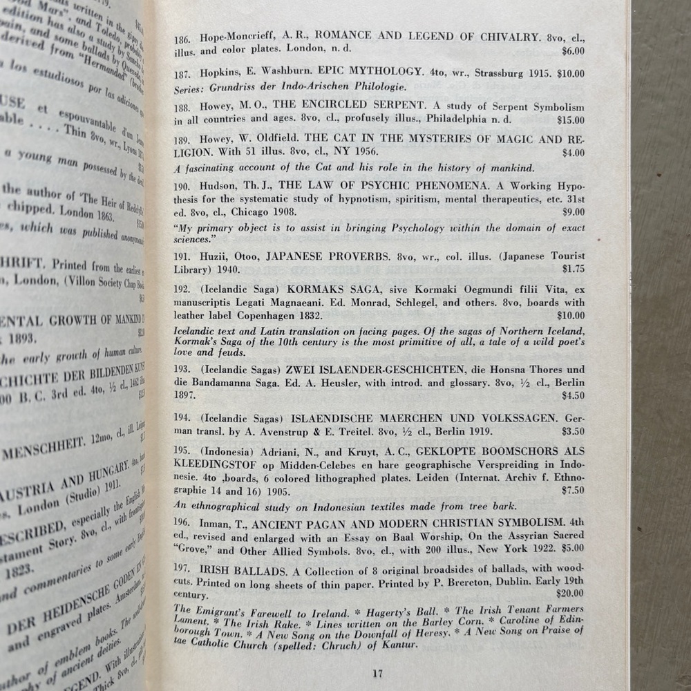 2 Folklore Witchcraft Demonology Witch Goth William Salloch Book Catalogues - Picture 4 of 9